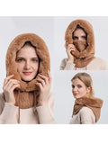 Winter Knit Set Unisex Warm Wind-Proof Cap