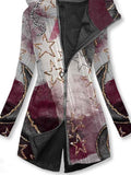 Women's Star Print Sweatjacke