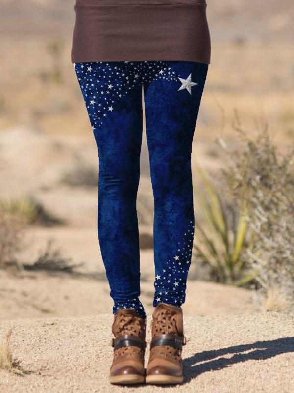 Women's Star Casual Printed Pants