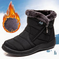 Unisex Lightweight Snow Boots Warm and Waterproof Zipper