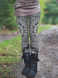 Mandala Art Print Casual Leggings