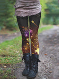 Shining Starry Casual Print Leggings