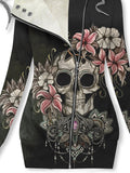 Women's Punk Skull Fashion Casual Sweatshirt