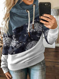 Women's Dandelion Print Casual Sweatshirt