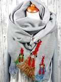 Women's Printed Comfortable Thermal Scarf