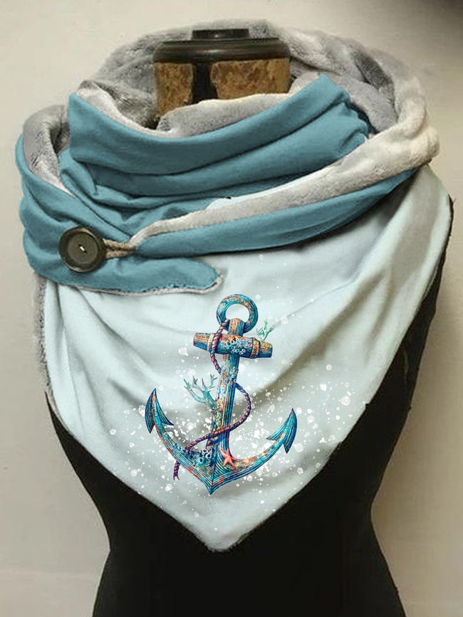 Anchor Art Design Casual Scarf