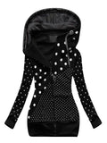 Women's Polka Dot Hoodie