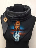 Squirrel Print Casual Scarf and Shawl