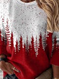 Women's Christmas Print Casual Sweatshirt