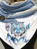 Tiger Butterfly Art Print Casual Scarf