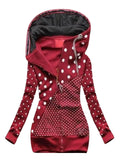 Women's Polka Dot Hoodie