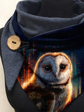 Owl Art Print Casual Scarf