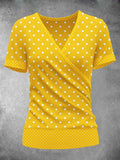 Women's Vintage Polka Dot Top