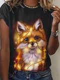 Fox Art Casual T-shirt