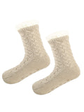 Men's And Women's Winter Warm Non-slip Fleece Fleeping Socks Floor Socks