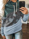 Women's Dandelion Print Casual Sweatshirt