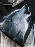 Wolf Art Fleece Casual Scarf