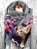 Winter Cute 3D Cat Warm Scarf