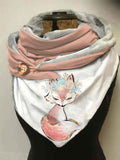 Women's Fox Art Casual Wrap Scarf