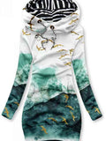 Women's Pigeon Print Hoodie