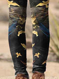 Women's Pigeon Art Casual Tight Leggings