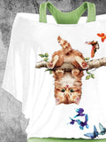 Women's two-piece Cat T-shirt