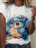 Owl Cute Casual T-shirt