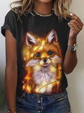 Fox Art Casual T-shirt