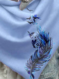 Women's Feather Casual Wrap Scarf