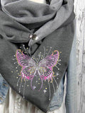 Casual Butterfly Scarf and Shawl