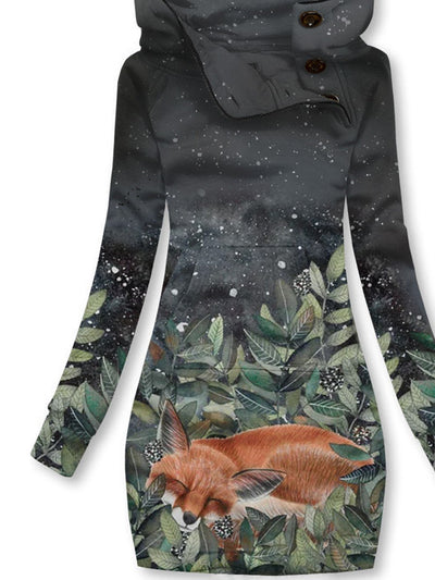 Winter Fox Casual Sweatshirt