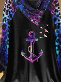 Women's Anchor Print Casual Top