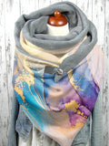 Marble Print Casual Scarves and Shawls