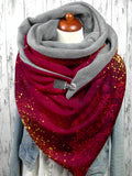 Christmas Snowflake Sparkle Art Casual Scarf