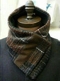 Vintage Check Fleece Thickened Scarf