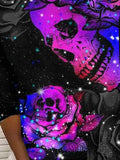 Women's Vintage Punk Skull Sweatshirt