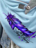 Women's Feather Casual Wrap Scarf