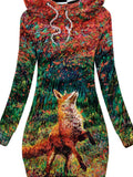 Women's Art Fox Casual Sweatshirt