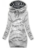 Women's Winter Dandelion Print Casual Sweatshirt