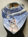 Winter Fox Art Pattern Scarf Scarves