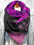 Women's Star Print Casual Wrap Scarf