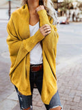 Women's Solid Color Comfortable Sweater Cardigan Jacket