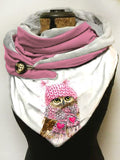 Winter Owl Casual Scarf and Shawl