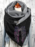 Casual Colorful Wings Pattern Scarves and Shawls