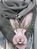 Rabbit Print Scarf and Shawl