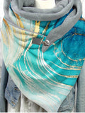 Marble Print Casual Scarves and Shawls