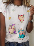 Owl Cute Casual T-shirt