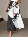 Abstract Art Art Wide Leg Pants