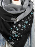 Casual Snowflake Scarf and Shawl