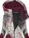 Women's Star Print Sweatjacke